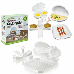 4 Pcs Microwave Cooking Set