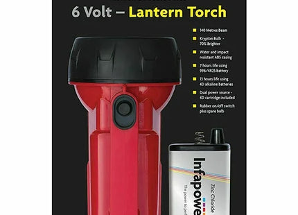 Infapower Latern Torch 6 Volt