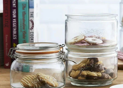Stackable Storage Jar Set Glass