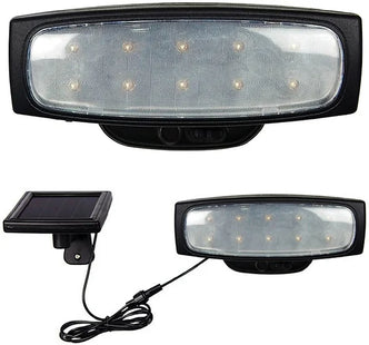 10 LED Solar Powered Rechargeable Shed Light