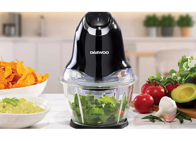 300W Mini Food Chopper with Glass Bowl