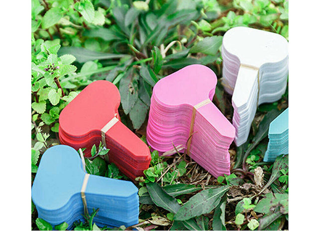 100pcs T-type Plastic Plant Labels