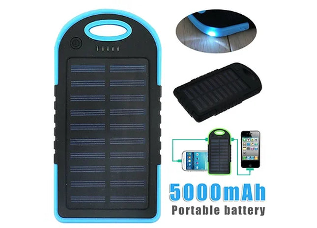 5000MAH Solar Waterproof Power Bank