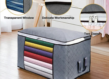 Large Anti Dust Clothes Storage Bag Quilt Blanket Storage Sort Home Organizer