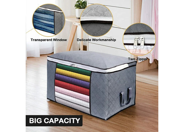 Large Anti Dust Clothes Storage Bag Quilt Blanket Storage Sort Home Organizer