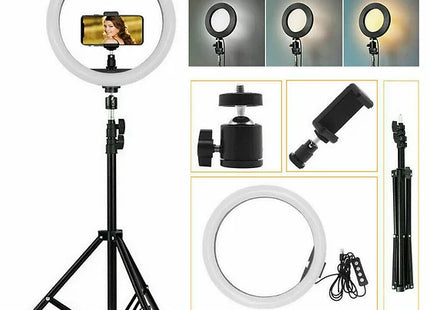 26cm LED Ring Light with 0.6M Stand