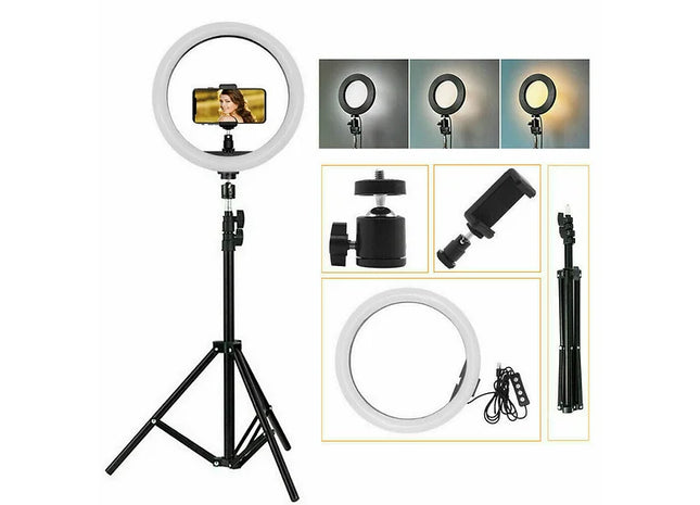 26cm LED Ring Light with 0.6M Stand