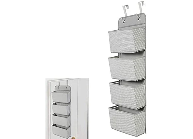 4-Tier Door Hanging Storage Pockets