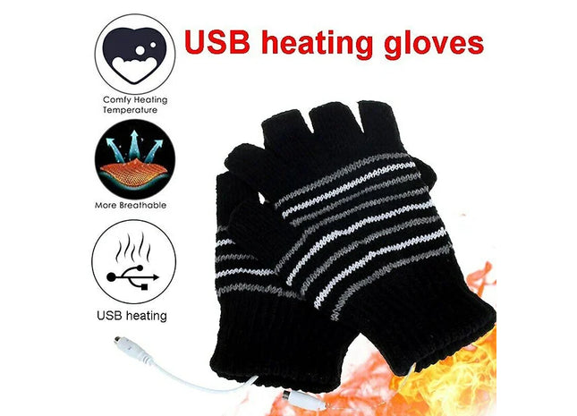 Men/Women Electric USB Rechargeable Heated Gloves