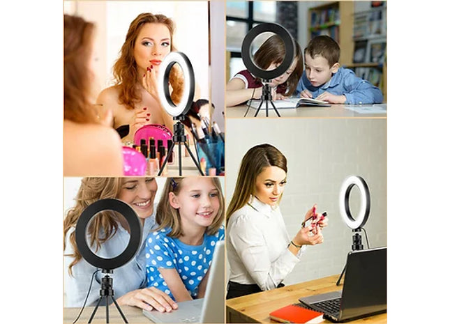 6" LED Ring Light with Stand