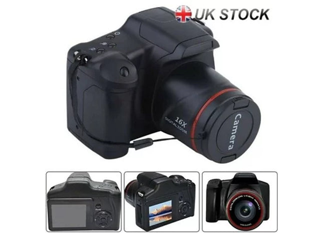 Digital Camera Vlogging Video Camera SLR Camera 3.0 Inch 16x Zoom 1080P Ultra HD