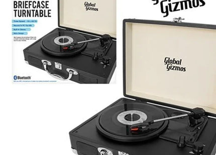 Portable Turntable Suitcase With Bluetooth