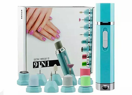 Nine-in-One Manicure and Pedicure Electric Drill Set