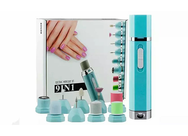 Nine-in-One Manicure and Pedicure Electric Drill Set