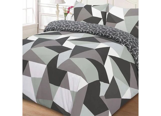 Monochrome Shapes Duvet Set