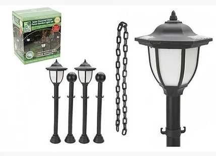 GARDEN SOLAR LAMP & CHAIN  FENCE SET
