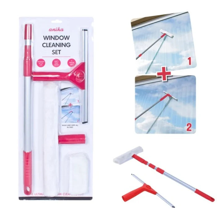 Telescopic Window Cleaning Kit