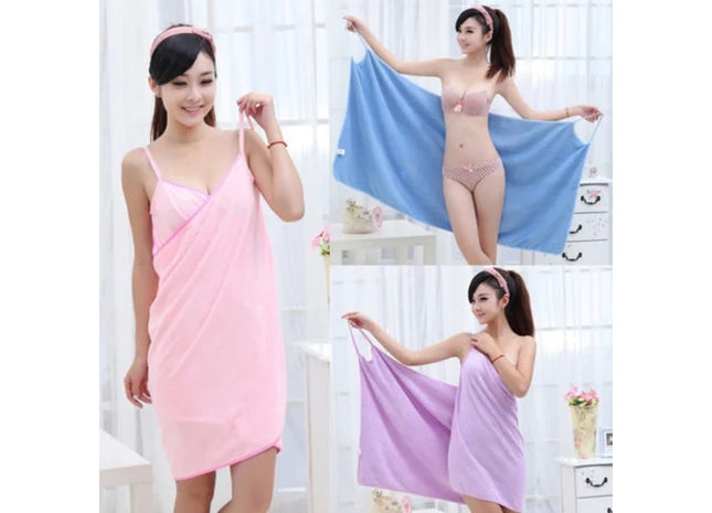 Wearable Fast Drying Soft Microfiber Bath Towel