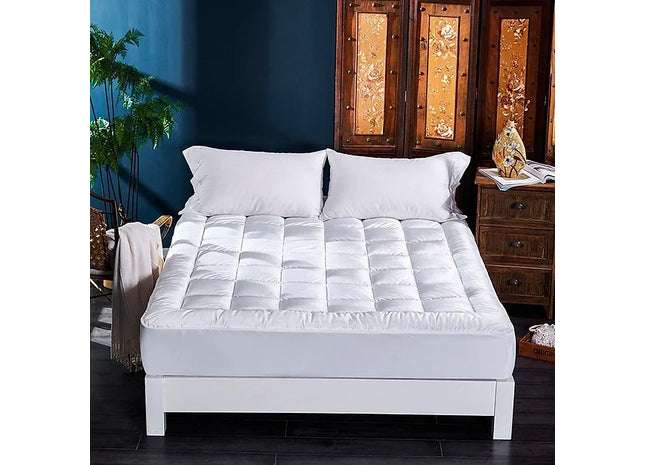 Micro-Mink Double Thickness Plush Mattress Topper W/Skirt