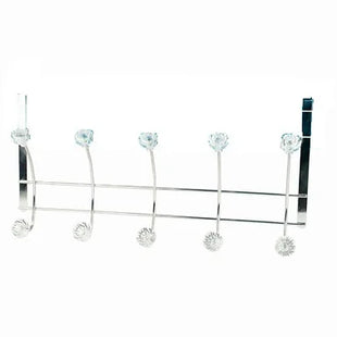Diamante 5 Double Hook Over Door Hanger
