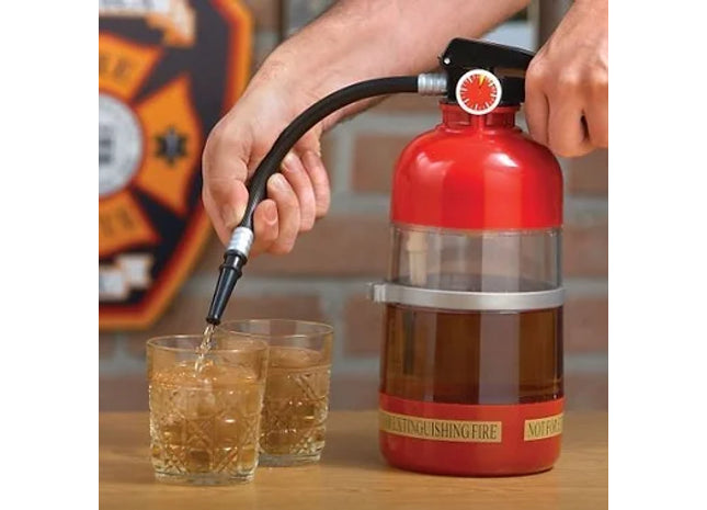 Fire Extinguisher Drinks Dispenser
