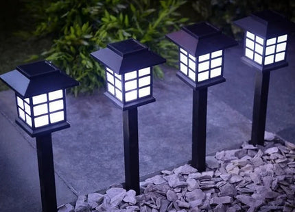 Oriental Solar Garden Lights - 4 Pack