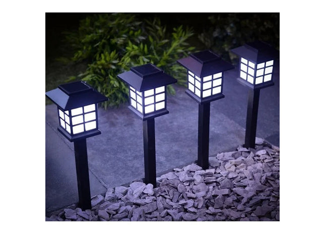 Oriental Solar Garden Lights - 4 Pack