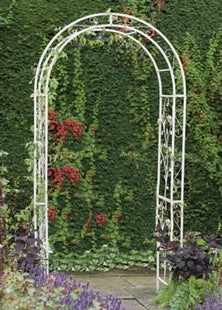 White Metal Garden Arch