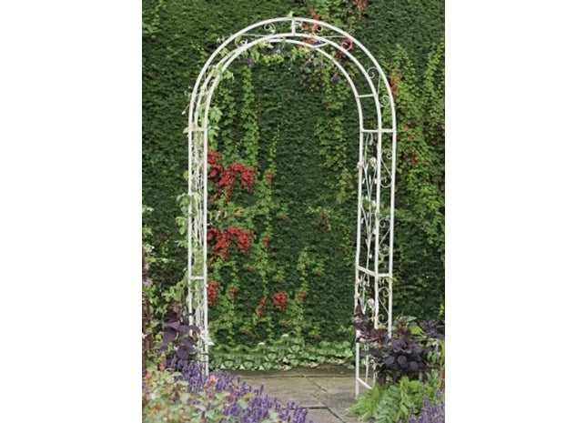 White Metal Garden Arch