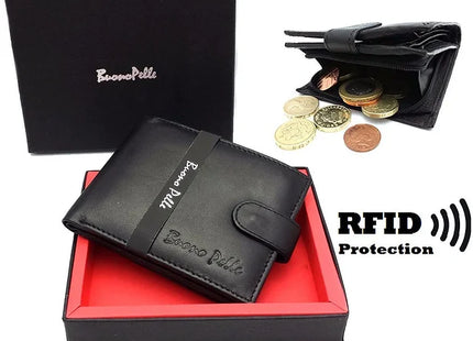 RFID Mens Leather Wallet