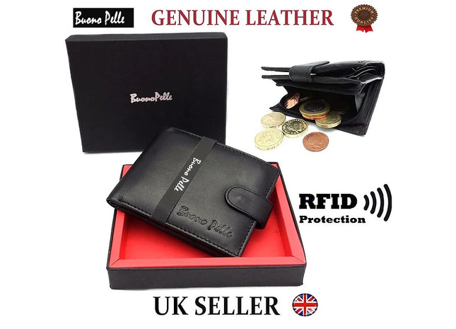 RFID Mens Leather Wallet
