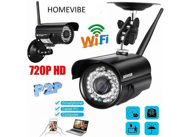 Outdoor IP Security Camera With Night Vision