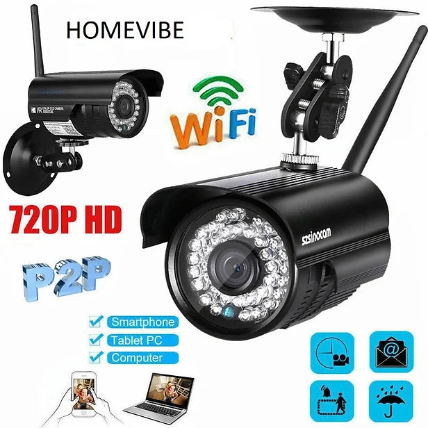Outdoor IP Security Camera With Night Vision