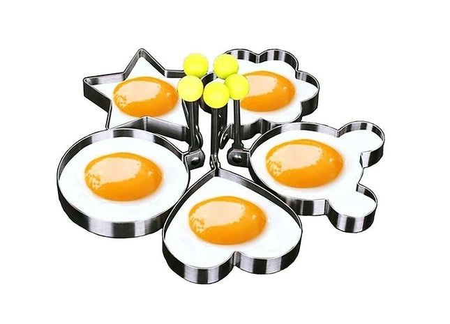 Stainless Steel Cute Fried Egg Moulds- 5 Designs