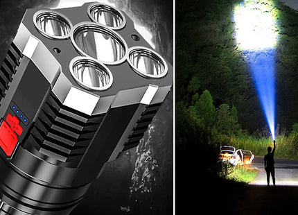 LED Super Bright Rechargeable Flashlight