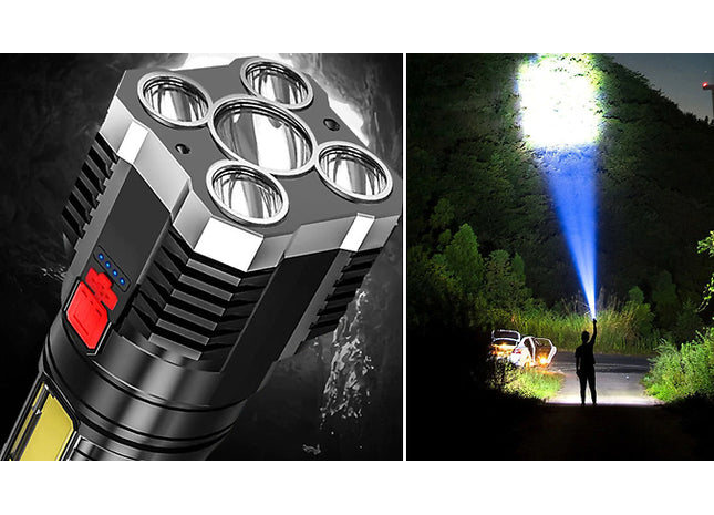 LED Super Bright Rechargeable Flashlight