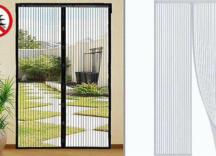 1 or 2 Magic Mesh Door Curtain - Keep Bugs Out!