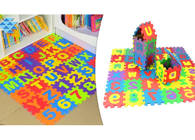 36-Piece Foam Alphabet Mat