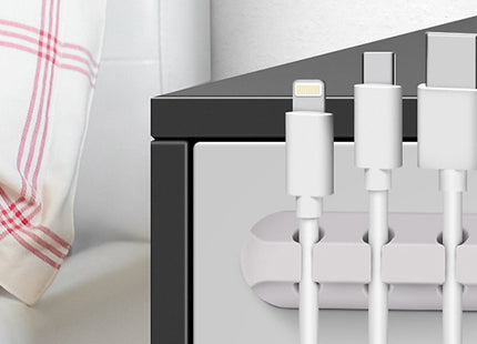 Desk Cable Organisers 3 or 5 slots