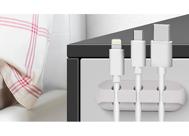 Desk Cable Organisers 3 or 5 slots