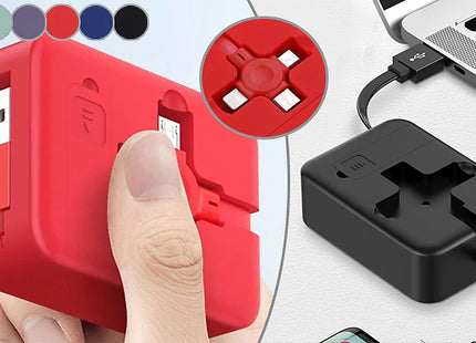3-in-1 Retractable Universal Charging Cable