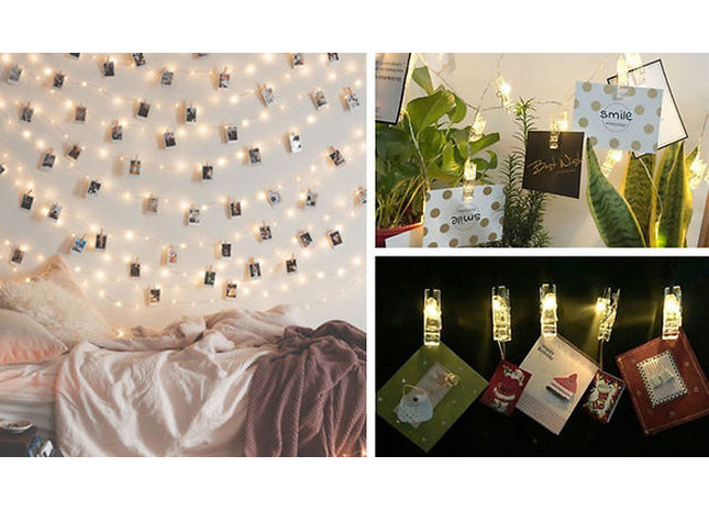36 LED Photo-Clip Fairy Lights