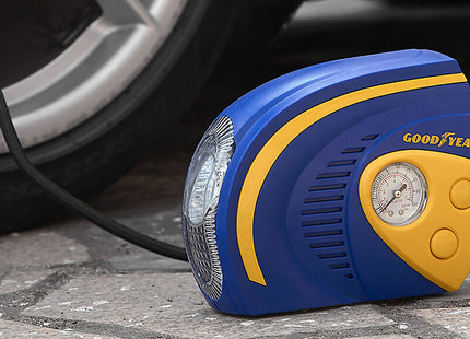 Goodyear 2-in-1 Tyre Air Compressor with LED Light