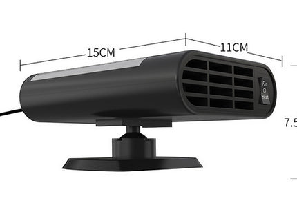 12V or 24V Portable Car Dashboard Heater - 2 Colours