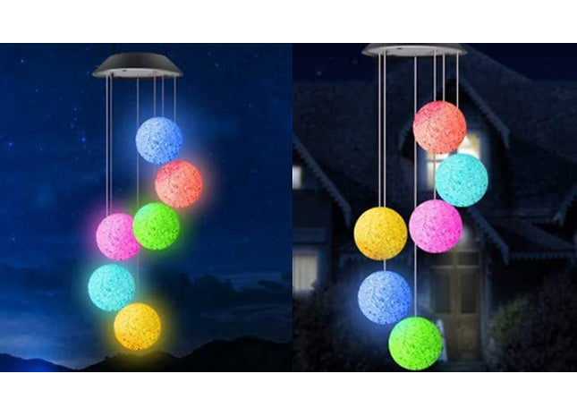 Colour-Changing Light Up Garden Windchime