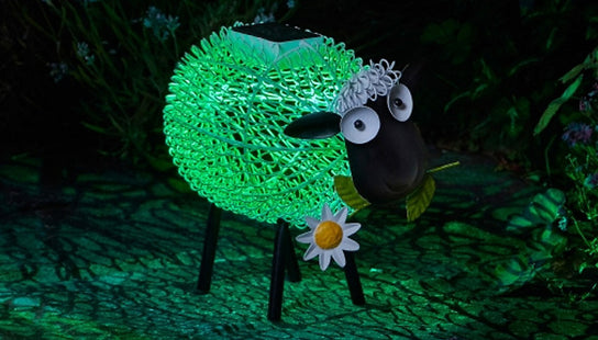 Animal Solar LED Colour Changing Light-Up Ornament