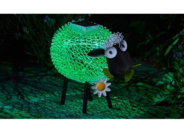 Animal Solar LED Colour Changing Light-Up Ornament