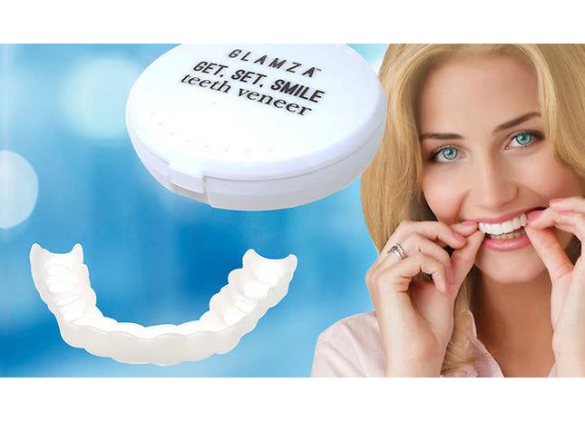 Glamza 'Get Set, Smile!' Snap-On Teeth Veneers
