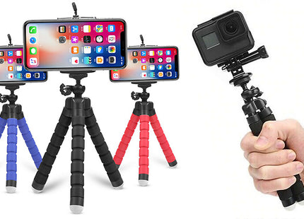 Mini 360-Rotating Flexible Tripod Stands
