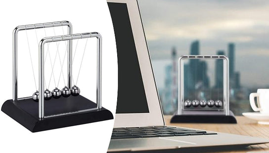 Classic Pendulum Ornament with 5 Balls